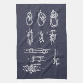 Linge De Cuisine Nautical knots (Vertical)