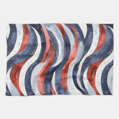 Linge De Cuisine Nautical Red White Blue (Horizontal)