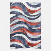 Linge De Cuisine Nautical Red White Blue (Vertical)
