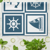 Linge De Cuisine Nautical themed design (Plié)