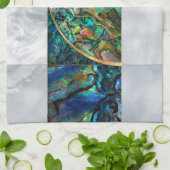 Linge De Cuisine Nautilus Shell - Abalone et Pearl (Plié)