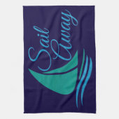 Linge De Cuisine Nautique Envole (Vertical)