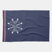 Linge De Cuisine Nautique personnalisée (Horizontal)