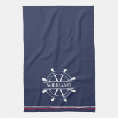 Linge De Cuisine Nautique personnalisée (Vertical)