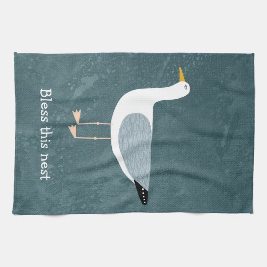 Linge De Cuisine Nautique Seagull (Horizontal)