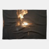 Linge De Cuisine Navette spatiale Terre Orbitale Nuit Spacecraft Ca (Horizontal)