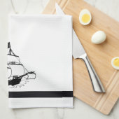 Linge De Cuisine Navire pirate (Quart Plié)