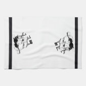 Linge De Cuisine Navire pirate (Horizontal)