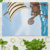 Linge De Cuisine Navire Viking (Plié)