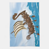 Linge De Cuisine Navire Viking (Vertical)