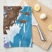 Linge De Cuisine Navire Viking (Quart Plié)