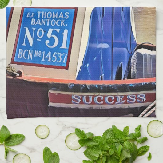 LINGE DE CUISINE NAVIRES (Plié)