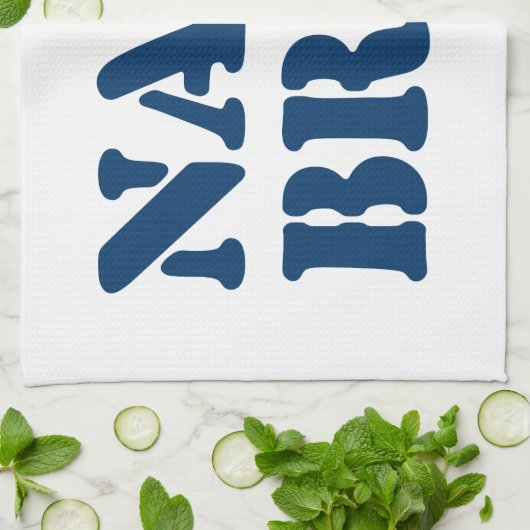 LINGE DE CUISINE NAVY BRAT (Plié)