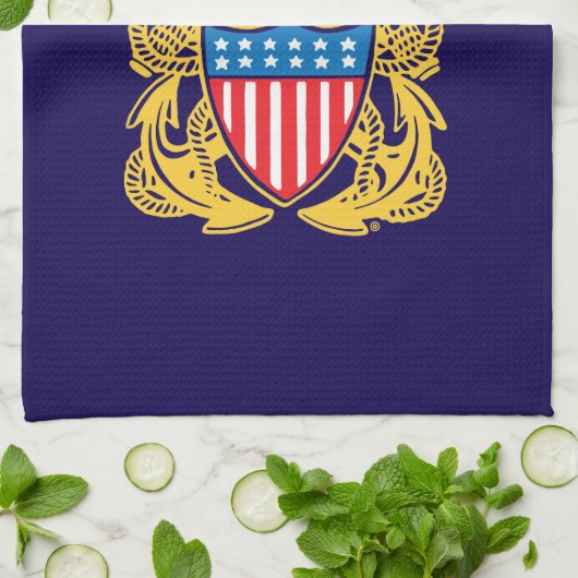 Linge De Cuisine Navy Design (Plié)