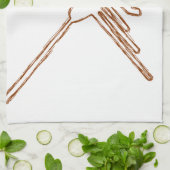 Linge De Cuisine Nazca Lines Croquis de colibris (Plié)