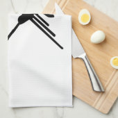 Linge De Cuisine Nazca Pérou Colibri Avec Texte Courbé (Quart Plié)