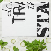 Linge De Cuisine Ne jetez pas la moustache Retro Hipster (Plié)