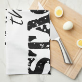 Linge De Cuisine Ne jetez pas la moustache Retro Hipster (Quart Plié)