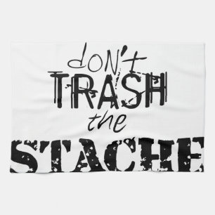 Linge De Cuisine Ne jetez pas la moustache Retro Hipster