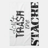 Linge De Cuisine Ne jetez pas la moustache Retro Hipster (Vertical)