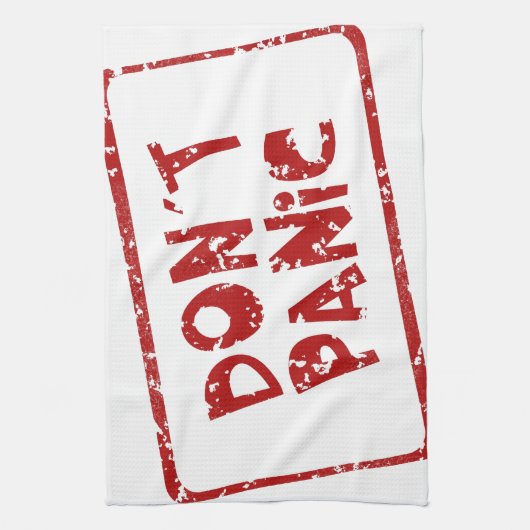 Linge De Cuisine Ne paniquez pas (Vertical)