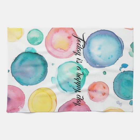 Linge De Cuisine Ne pas devancer les jolies couleurs (Horizontal)