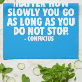 Linge De Cuisine NE PAS S'ARRÊTER - Nager Motivationnel (Plié)