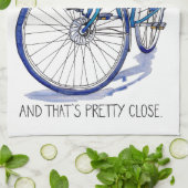 Linge De Cuisine Ne peut pas acheter le bonheur, vélo bleu (Plié)