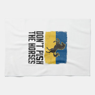 Linge De Cuisine Ne Pousse Pas Le Cheval Cheval Vintage