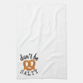 Linge De Cuisine Ne sois pas salé drôle Pretzel Pun (Vertical)