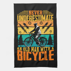 Linge De Cuisine Ne Sous-Estimez Jamais Un Vieil Homme En Vélo