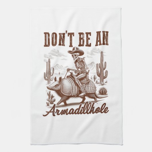 Linge De Cuisine Ne soyez pas un Armadillhole (Vertical)