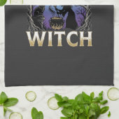 Linge De Cuisine Ne Soyez Sorcière De Base Pot De Halloween Chats N (Plié)