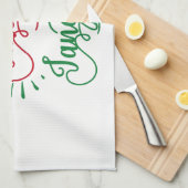 Linge De Cuisine ne vous mettez pas dans un enchevêtrement de Noël (Quart Plié)