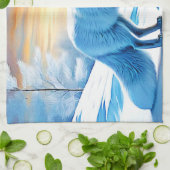 Linge De Cuisine Neige arctique (Plié)