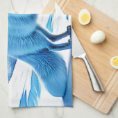 Linge De Cuisine Neige arctique (Quart Plié)