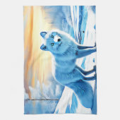 Linge De Cuisine Neige arctique (Vertical)