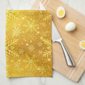 Linge De Cuisine Neige dorée (Quart Plié)