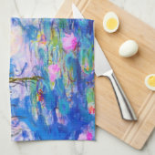 Linge De Cuisine Nénuphars Claude Monet (Quart Plié)