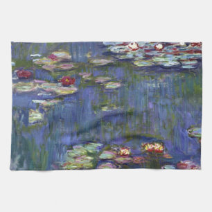 Linge De Cuisine Nénuphars de Claude Monet