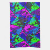 Linge De Cuisine Neon abstrait. (Vertical)