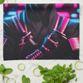 Linge De Cuisine néon ninja (Plié)