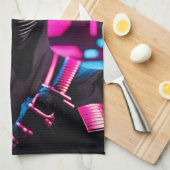 Linge De Cuisine néon ninja (Quart Plié)