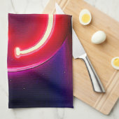 Linge De Cuisine Neon Smile : Joyeux Feu (Quart Plié)