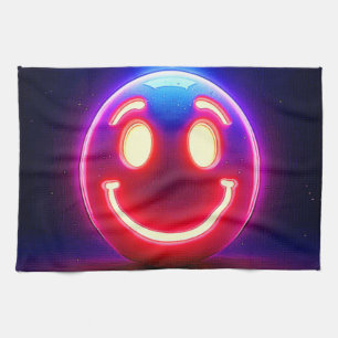 Linge De Cuisine Neon Smile : Joyeux Feu