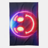 Linge De Cuisine Neon Smile : Joyeux Feu (Vertical)