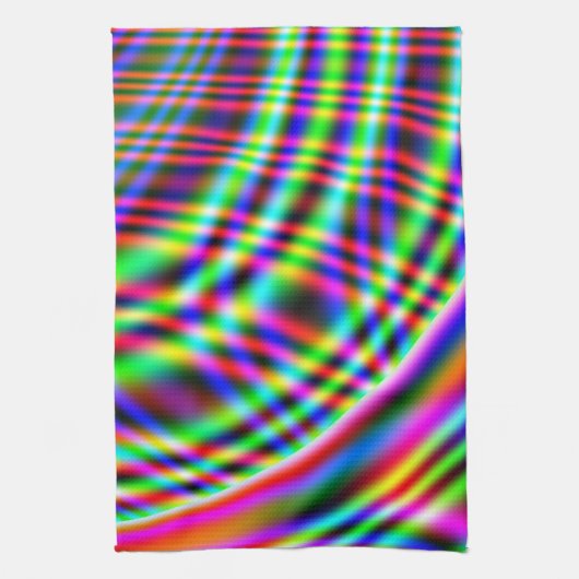 Linge De Cuisine Neon Swirls (Vertical)