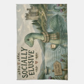 Linge De Cuisine Nessie Cryptide Confortable Élusive Socialement Lo (Vertical)