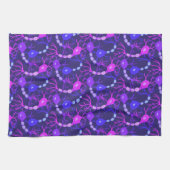 Linge De Cuisine Neurones connectés Neon Purple (Horizontal)