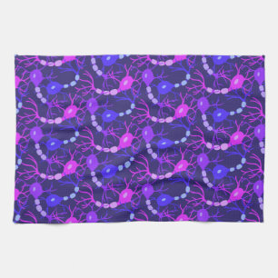 Linge De Cuisine Neurones connectés Neon Purple